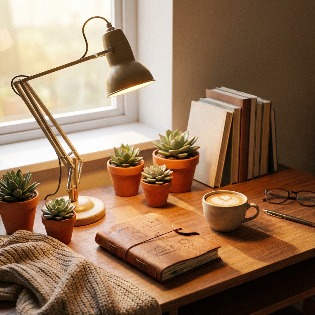 Décoration de bureau à domicile