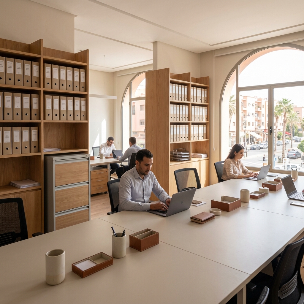 Classeur à levier pour archivage professionnel au Maroc